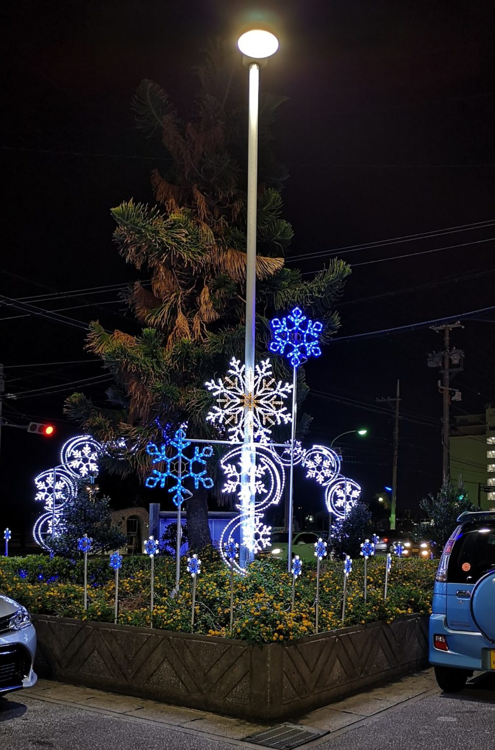 ショッピングセンター　イルミネーション
